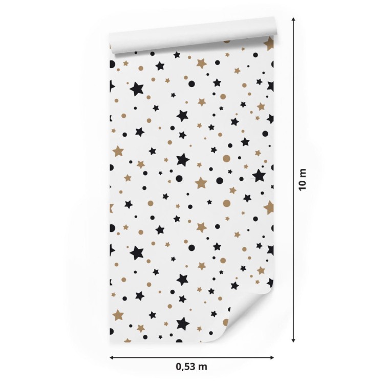 Tapeta Dla Dzieci – Gwiazdki I Kółka