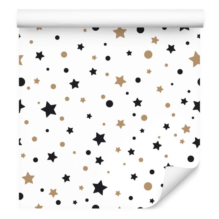 Tapeta Dla Dzieci – Gwiazdki I Kółka