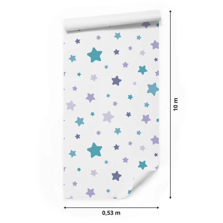 Tapeta Dla Dzieci – Wielobarwne Gwiazdki