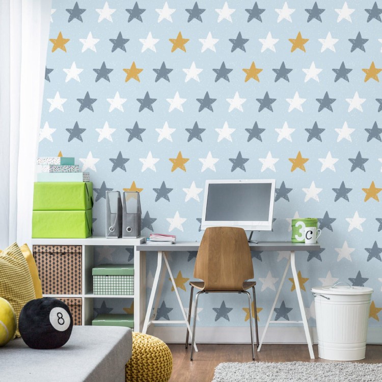 Tapeta Dla Dzieci – Kolorowe Gwiazdki