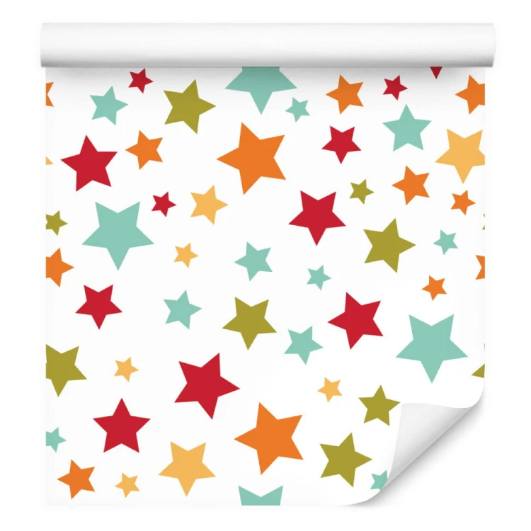 Tapeta Dla Dzieci – Kolorowe Gwiazdki