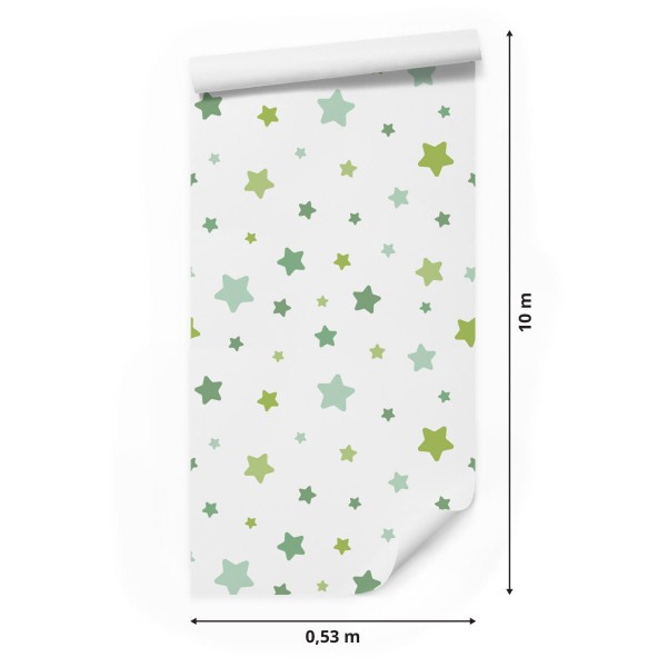 Tapeta Dla Dzieci – Kolorowe Gwiazdy