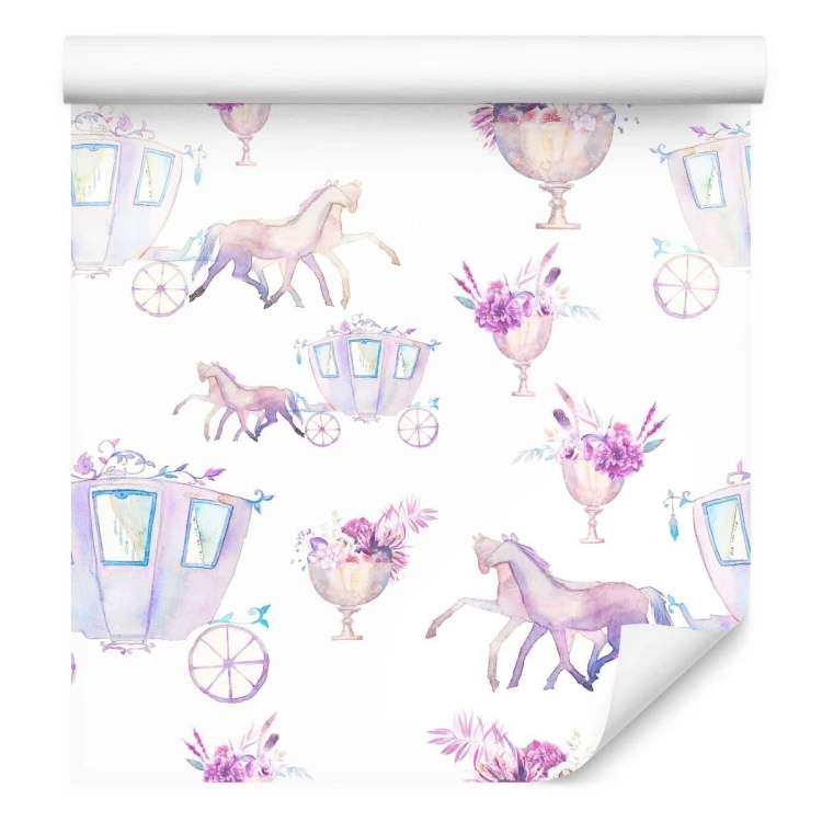 Tapeta Konie Z Karocami