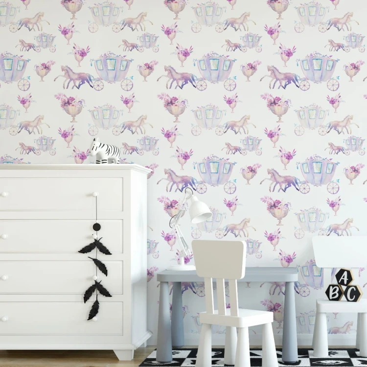 Tapeta Konie Z Karocami