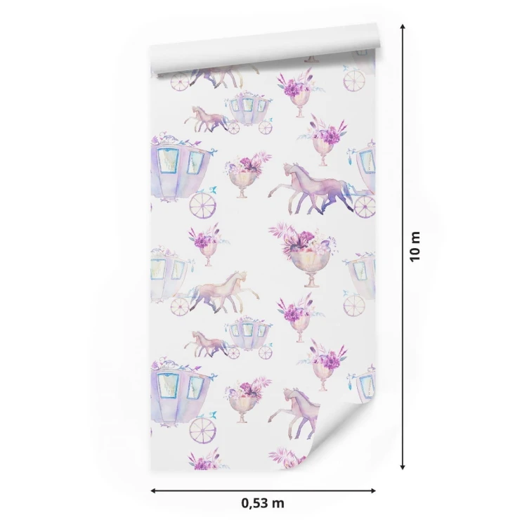 Tapeta Konie Z Karocami