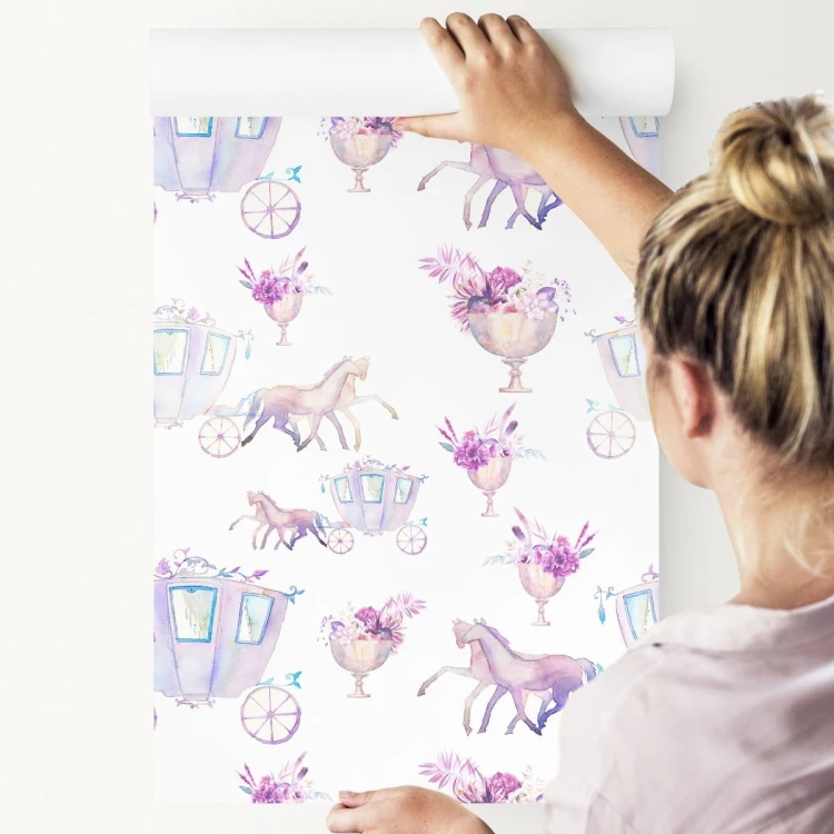 Tapeta Konie Z Karocami