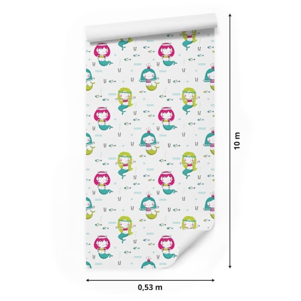 Tapeta Kolorowe Syrenki