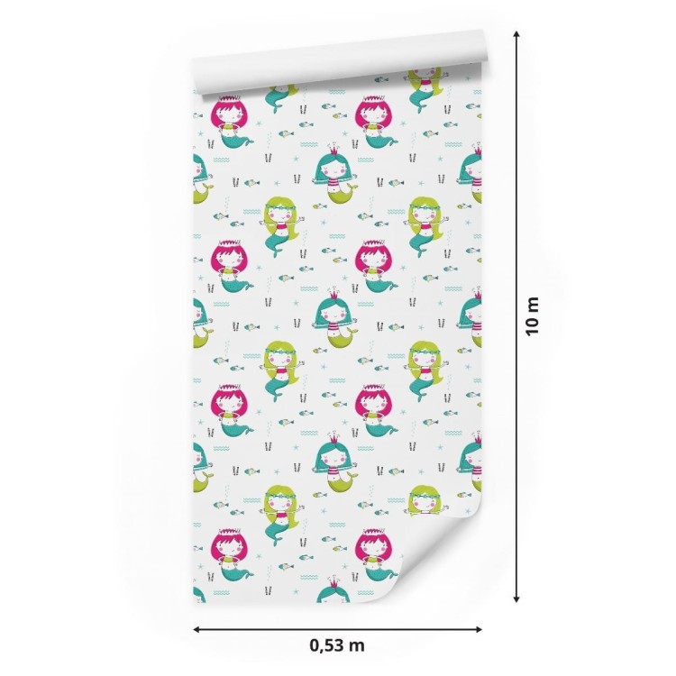 Tapeta Kolorowe Syrenki