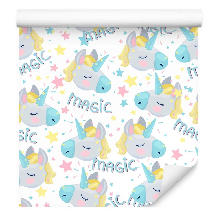 Tapeta Dla Dzieci – Magiczne Śpiące Jednorożce