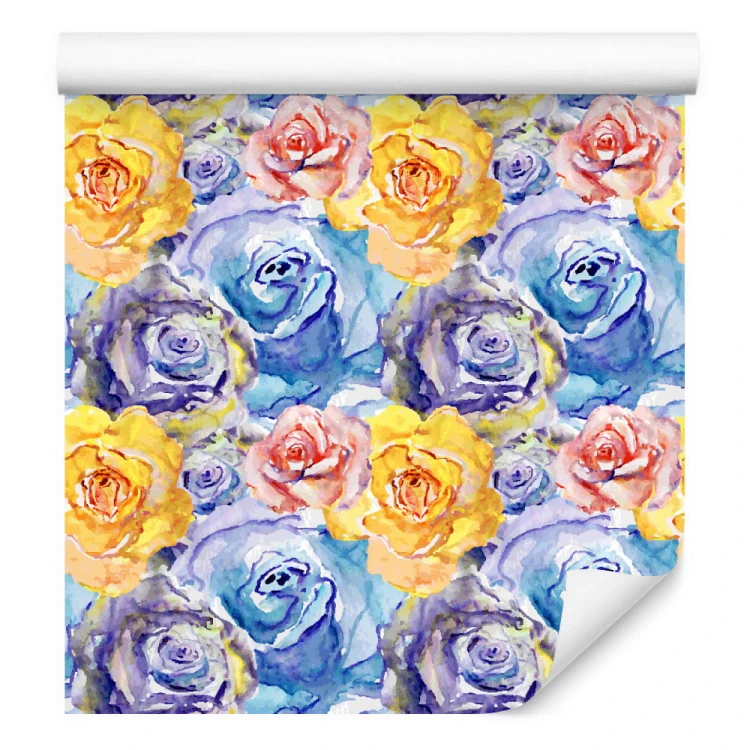 Tapeta Barwne Kwiaty Róży