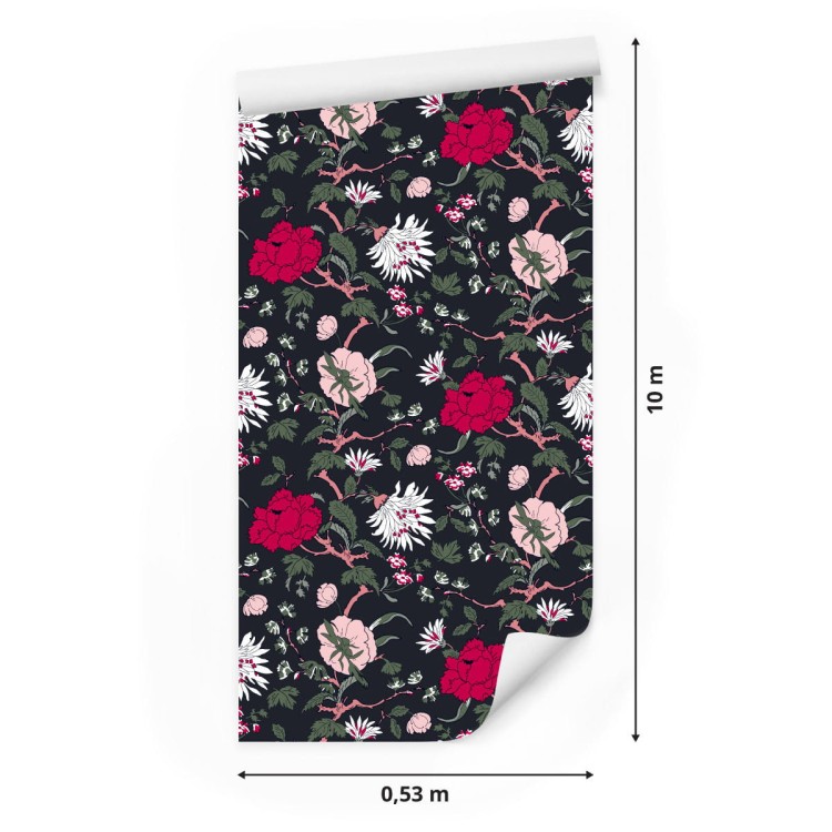 Tapeta Kwiaty W Stylu Vintage