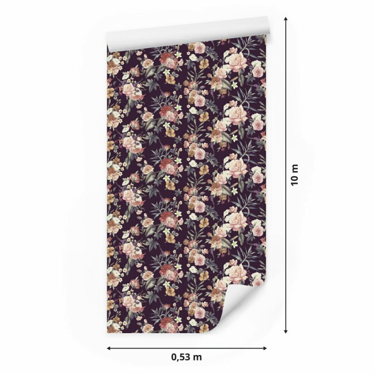 Tapeta Kwiaty W Stylu Vintage