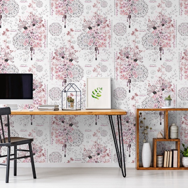 Tapeta Kwiaty I Ornamenty