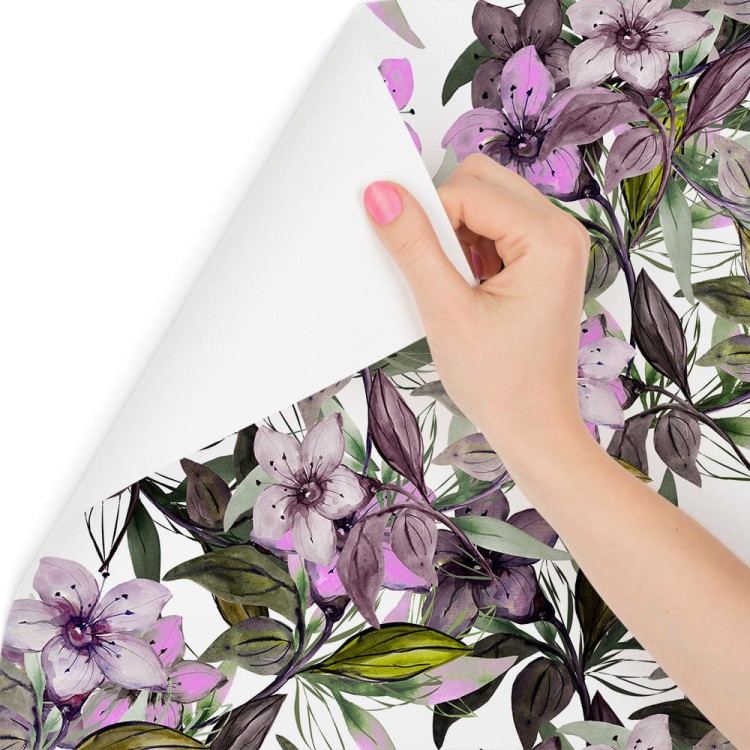 Tapeta Kwiaty Akwarela