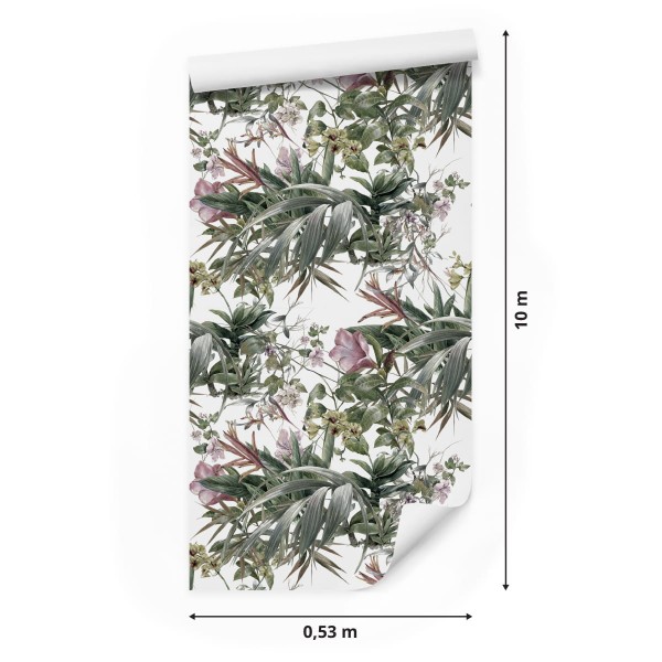 Tapeta Kwiaty Akwarela