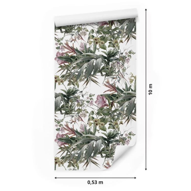 Tapeta Kwiaty Akwarela