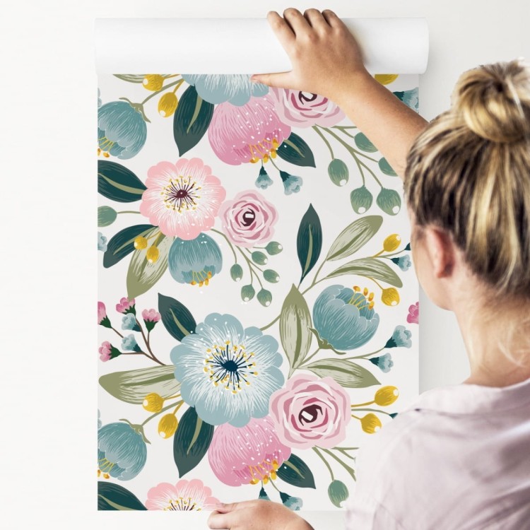 Tapeta Kolorowe Wiosenne Kwiaty