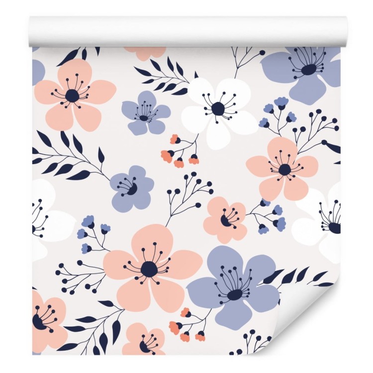 Tapeta Kolorowe Wiosenne Kwiaty