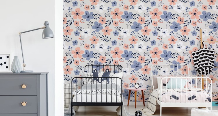 Tapeta Kolorowe Wiosenne Kwiaty