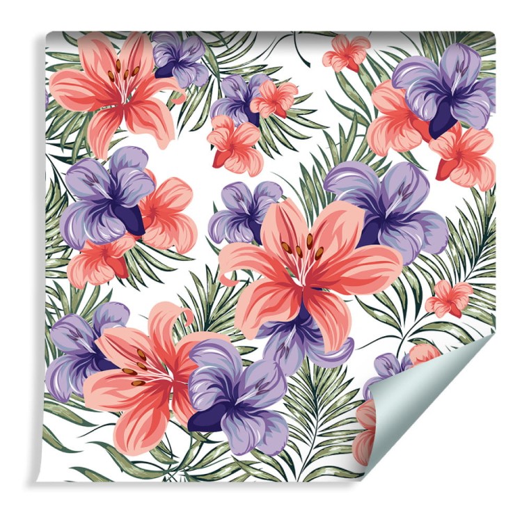 Tapeta Kolorowe Wiosenne Kwiaty