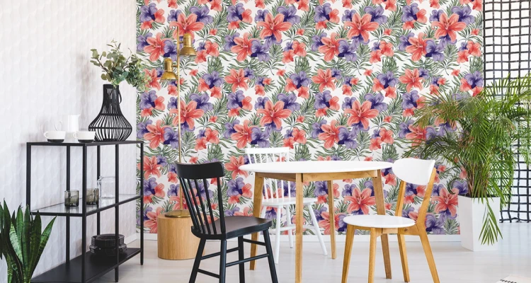 Tapeta Kolorowe Wiosenne Kwiaty