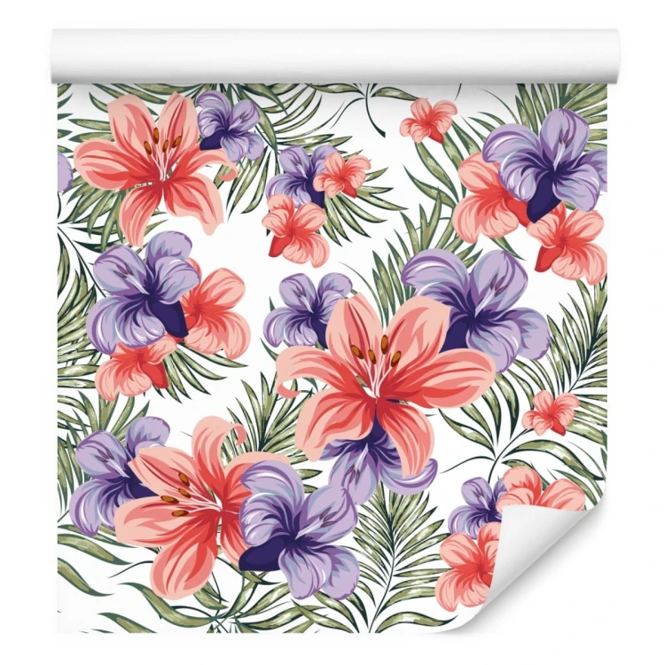 Tapeta Kolorowe Wiosenne Kwiaty