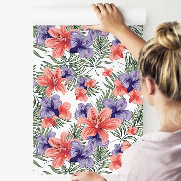 Tapeta Kolorowe Wiosenne Kwiaty