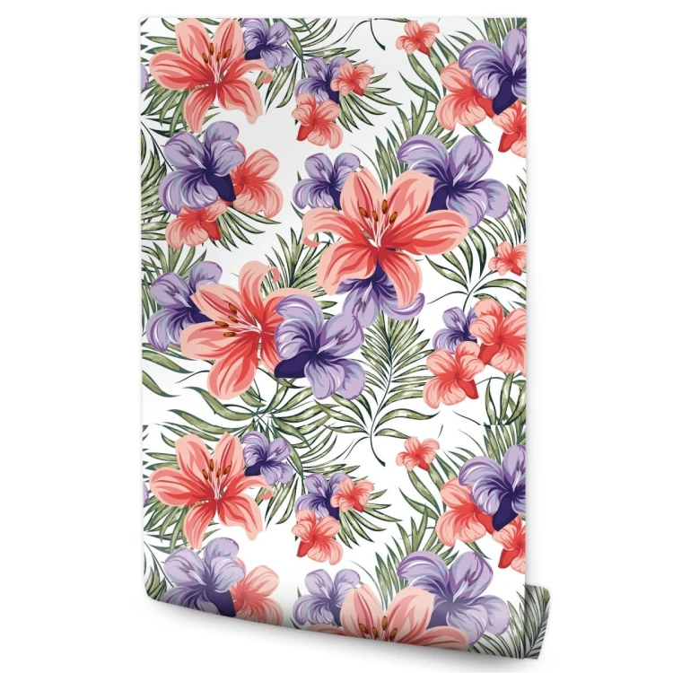 Tapeta Kolorowe Wiosenne Kwiaty