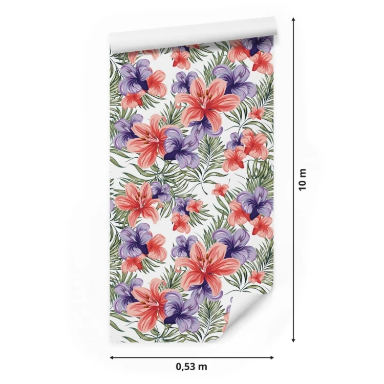 Tapeta Kolorowe Wiosenne Kwiaty