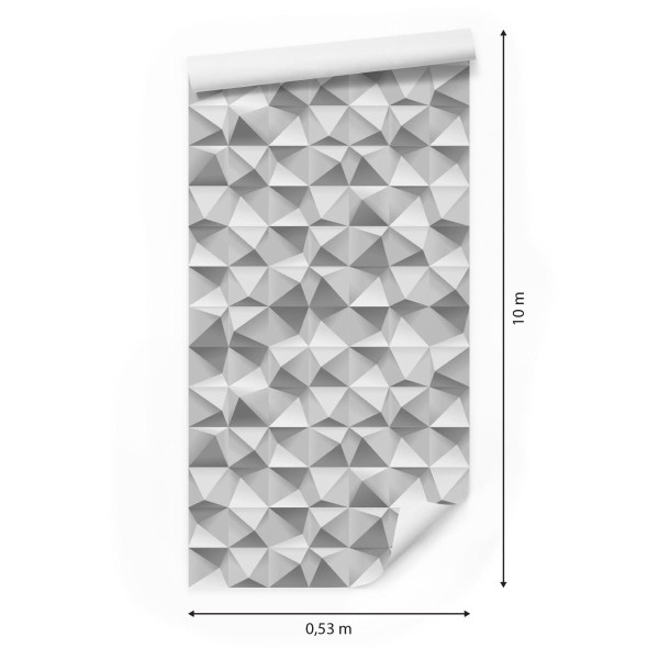 Tapeta 3D, Nowoczesna, Geometryczna, Do Sypialni