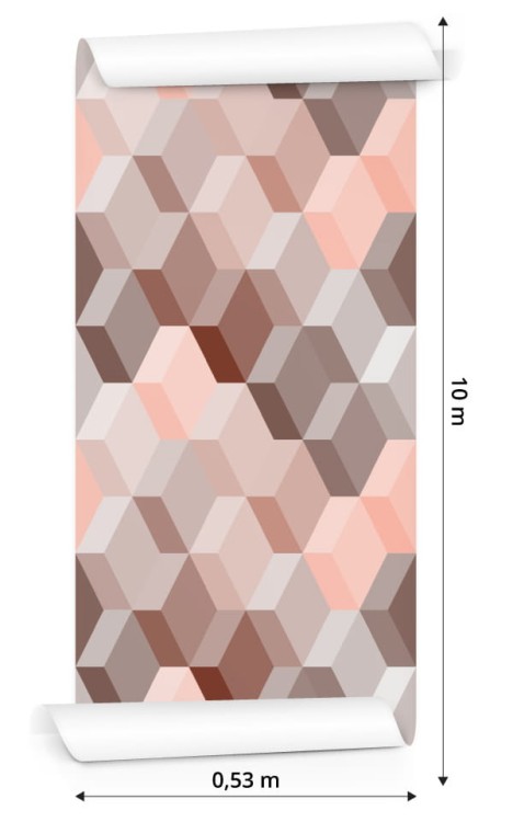 Tapeta 3D - Modernistyczny Wzór Geometryczny