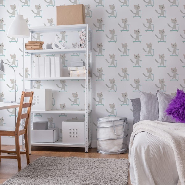 Tapeta Kotki Na Hulajnogach