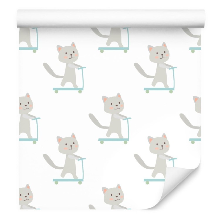 Tapeta Kotki Na Hulajnogach