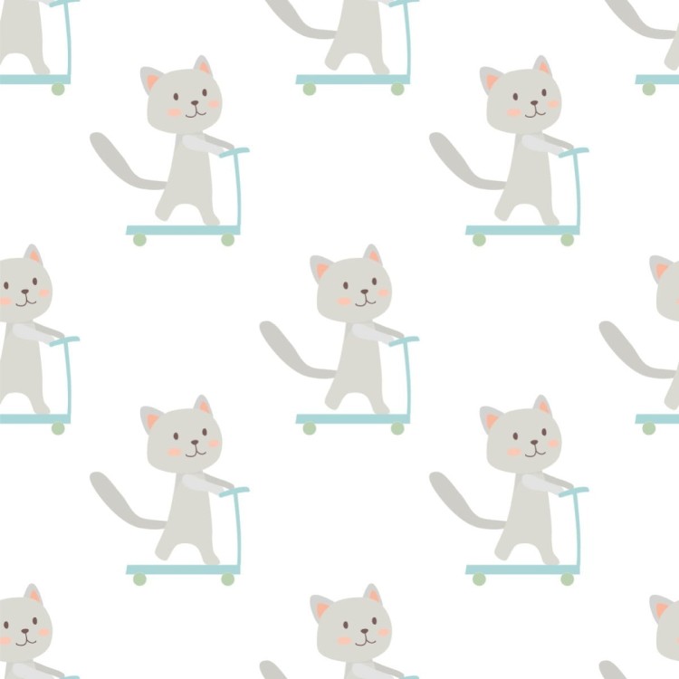 Tapeta Kotki Na Hulajnogach