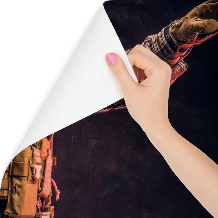 Fototapeta Żołnierz W Kamuflażu