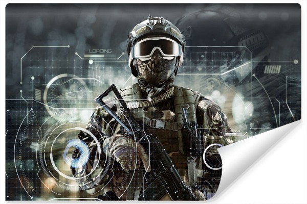 Fototapeta Żołnierz W Przyszłości