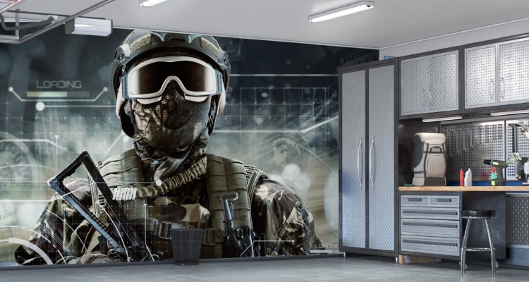 Fototapeta Żołnierz W Przyszłości