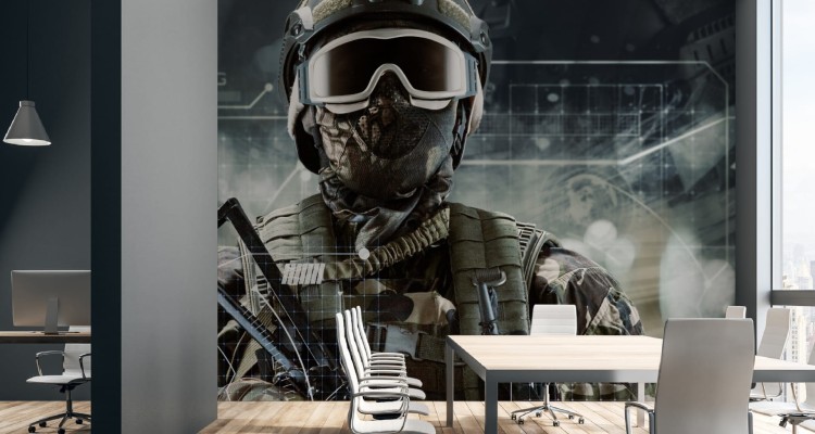 Fototapeta Żołnierz W Przyszłości