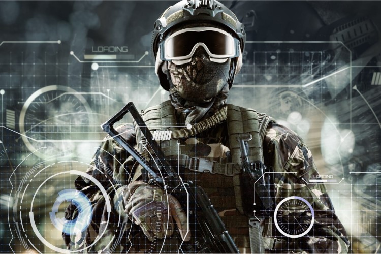 Fototapeta Żołnierz W Przyszłości