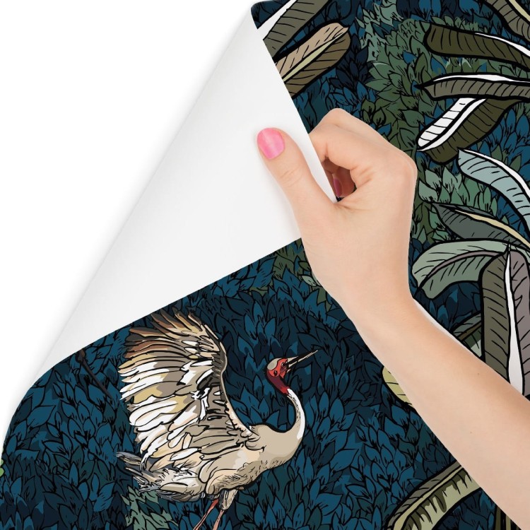 Fototapeta Żurawie Pośród Liści