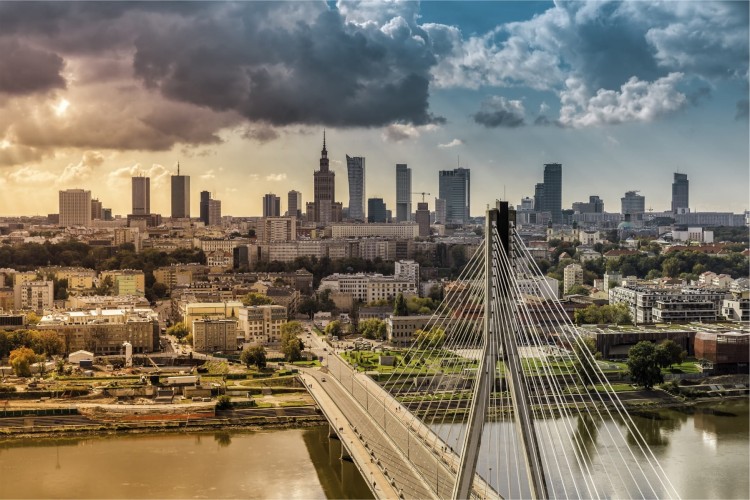 Fototapeta Warszawska Panorama