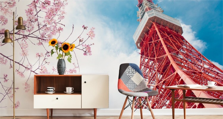 Fototapeta Tokyo Tower Na Tle Nieba
