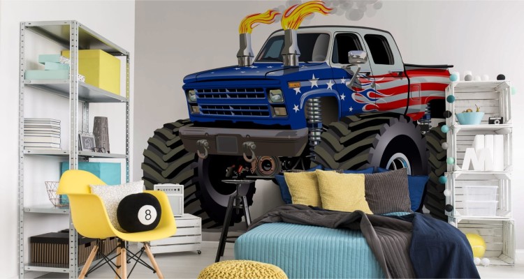 Fototapeta Amerykański Monster Truck