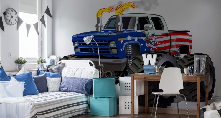 Fototapeta Amerykański Monster Truck