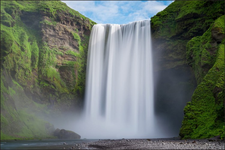 Fototapeta Wodospad Skógafoss