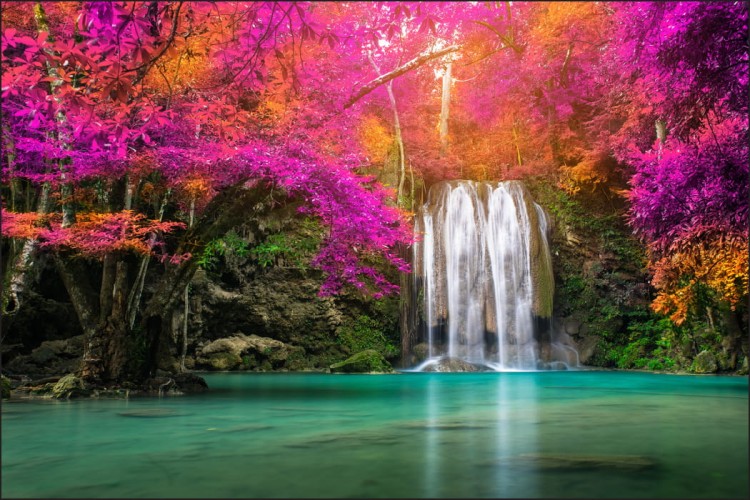 Fototapeta Wodospad Erawan