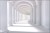 Fototapeta 3D Tunel - Kolumny