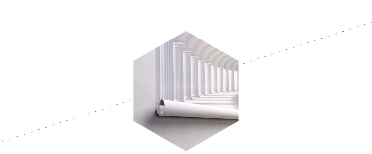 Fototapeta 3D Tunel - Kolumny
