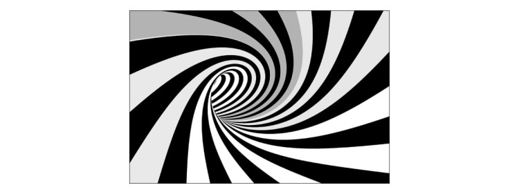 Fototapeta 3D Tunel-Czarno-Biała