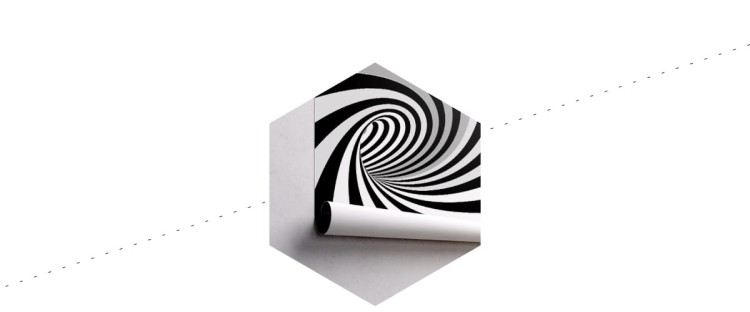 Fototapeta 3D Tunel-Czarno-Biała